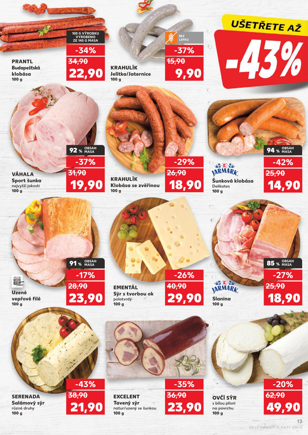 Leták Kaufland leták Praha 8 - Libeň - strana 13
