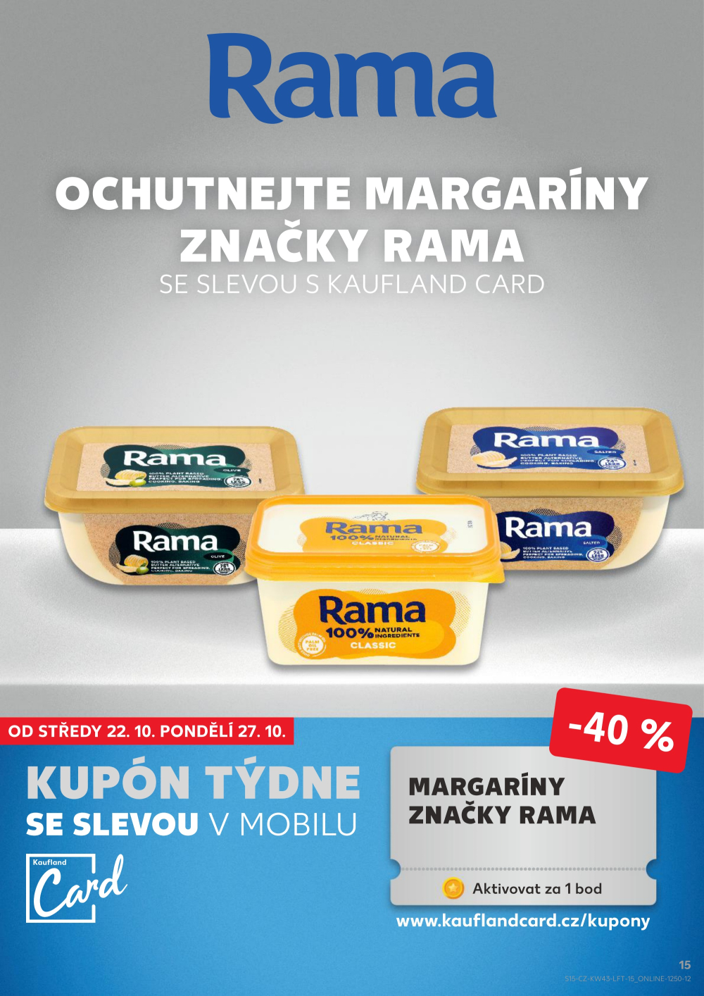 Leták Kaufland leták Praha 8 - Libeň - strana 15