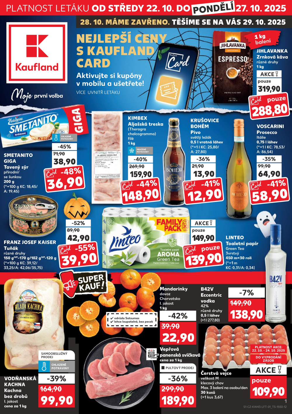 Leták Kaufland leták Praha 8 - Libeň - strana 1