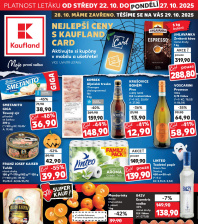 Akční leták Kaufland  Praha 8 - Libeň