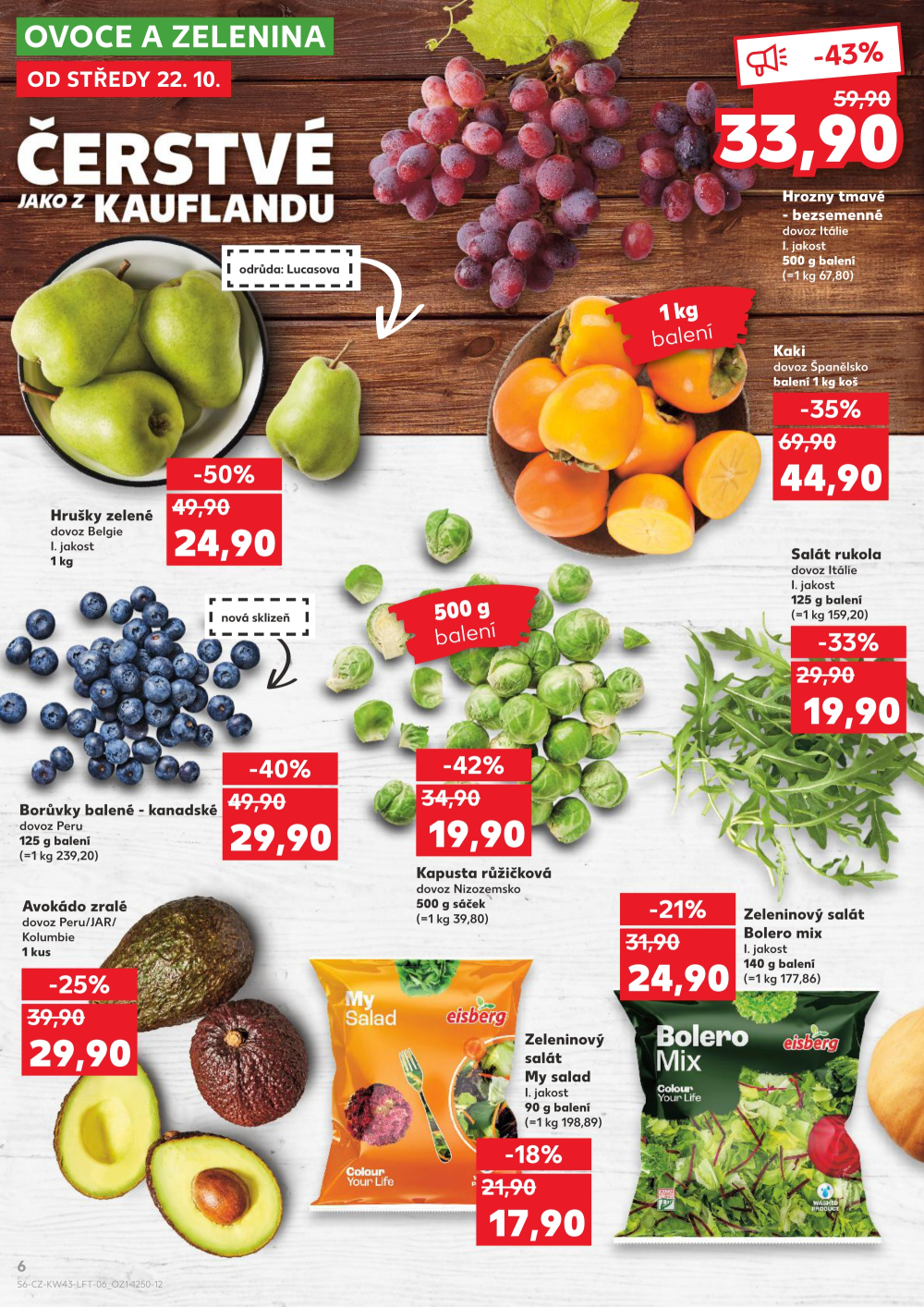 Leták Kaufland leták Praha 8 - Libeň - strana 6