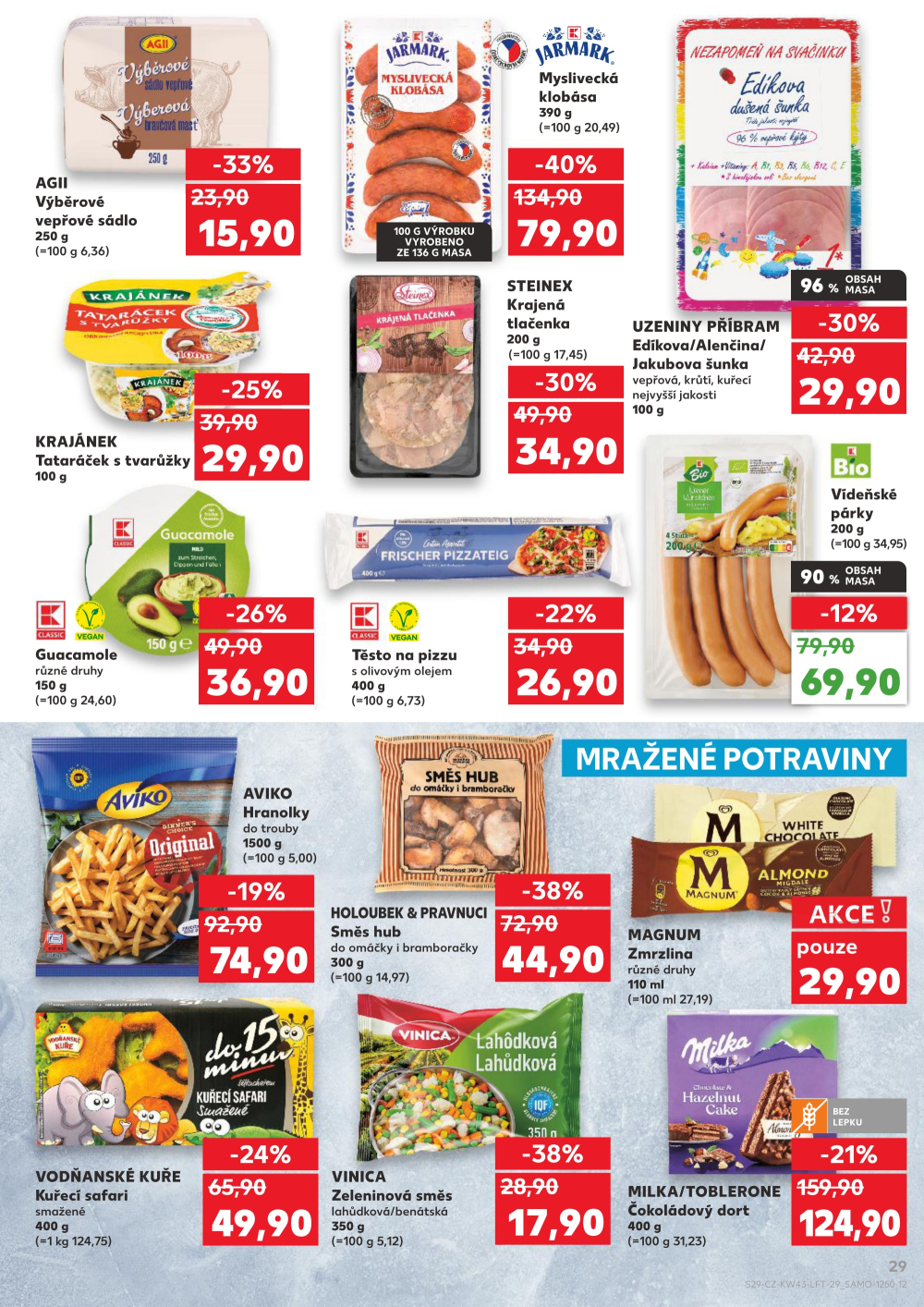 Leták Kaufland leták Olomouc, Štursova - strana 29