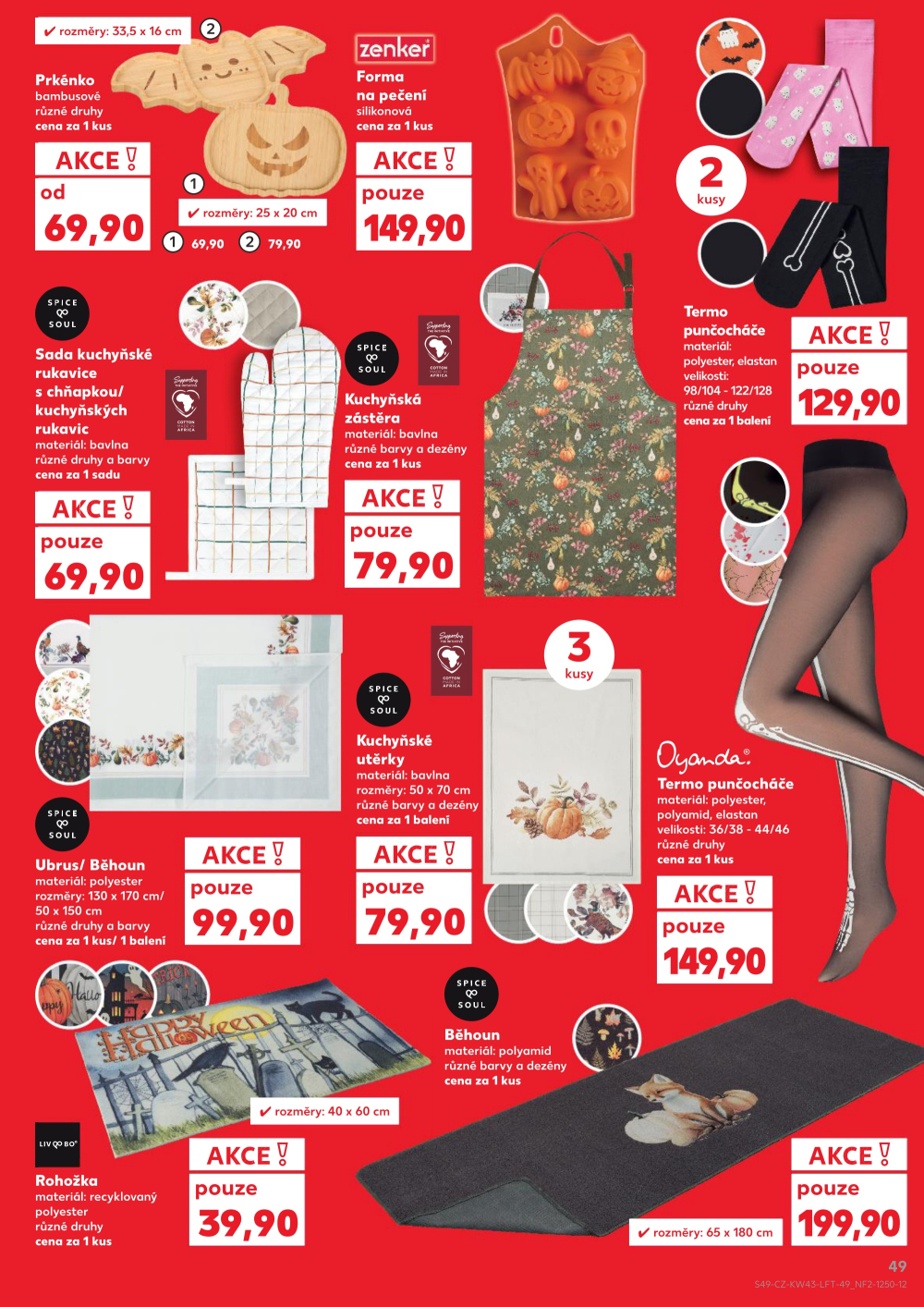 Leták Kaufland leták Olomouc, Štursova - strana 49