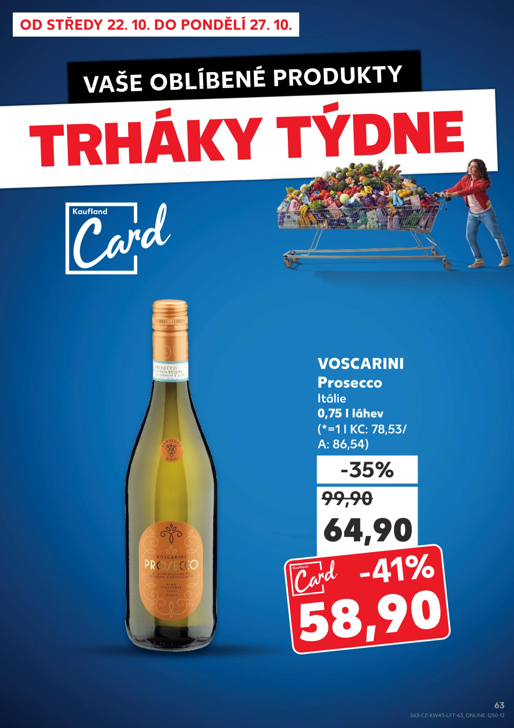 Leták Kaufland leták Olomouc, Štursova - strana 63