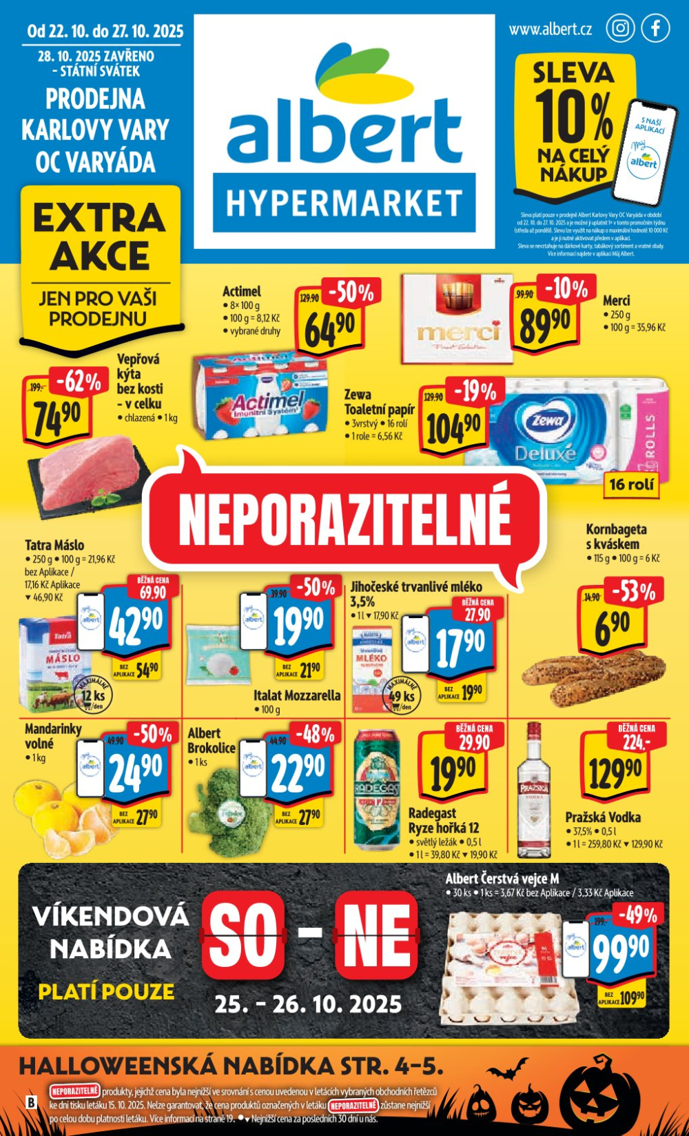 Leták Albert Hypermarket leták - Karlovy Vary, OC Varyáda - strana 1