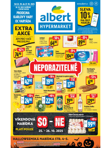 Albert Hypermarket leták - Karlovy Vary, OC Varyáda