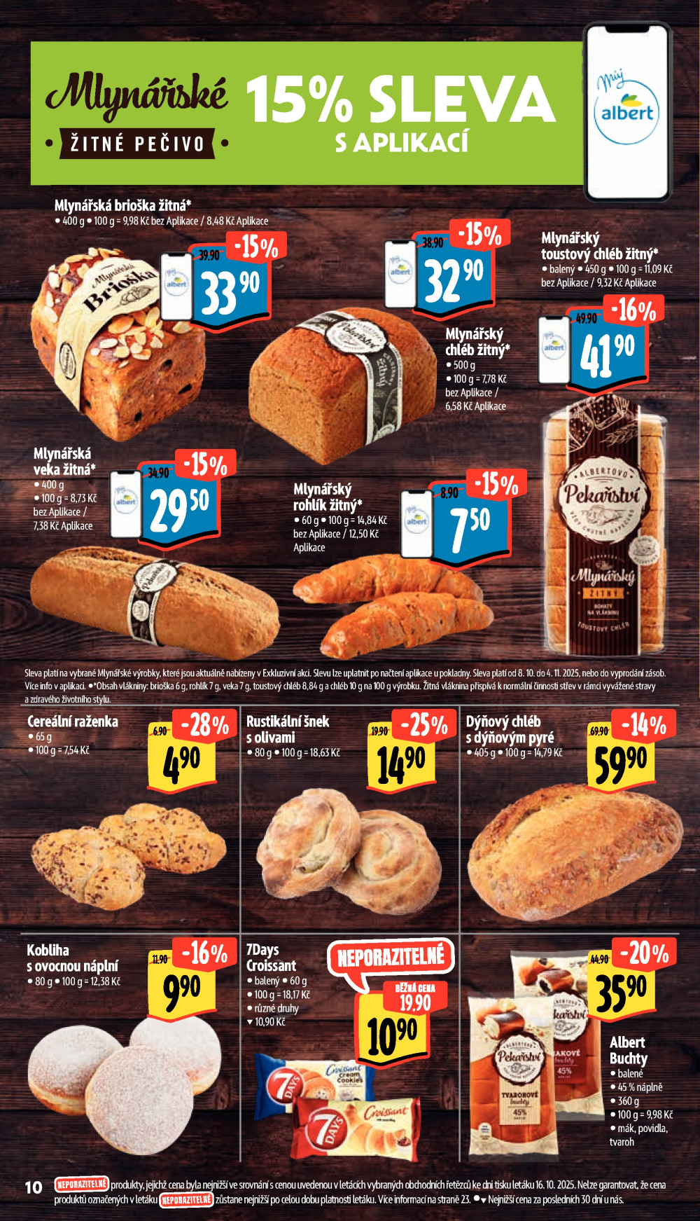 Leták Albert Supermarket leták - České Budějovice, Suchovrbenské náměstí - strana 23