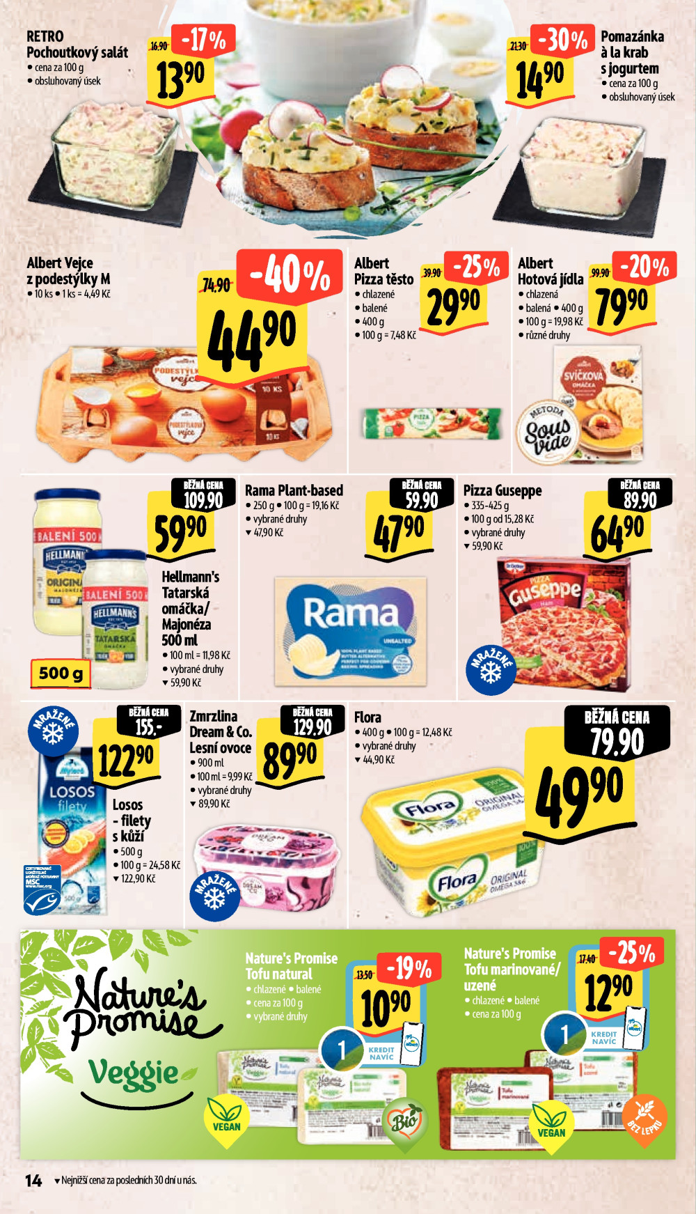 Leták Albert Supermarket leták - České Budějovice, Suchovrbenské náměstí - strana 28