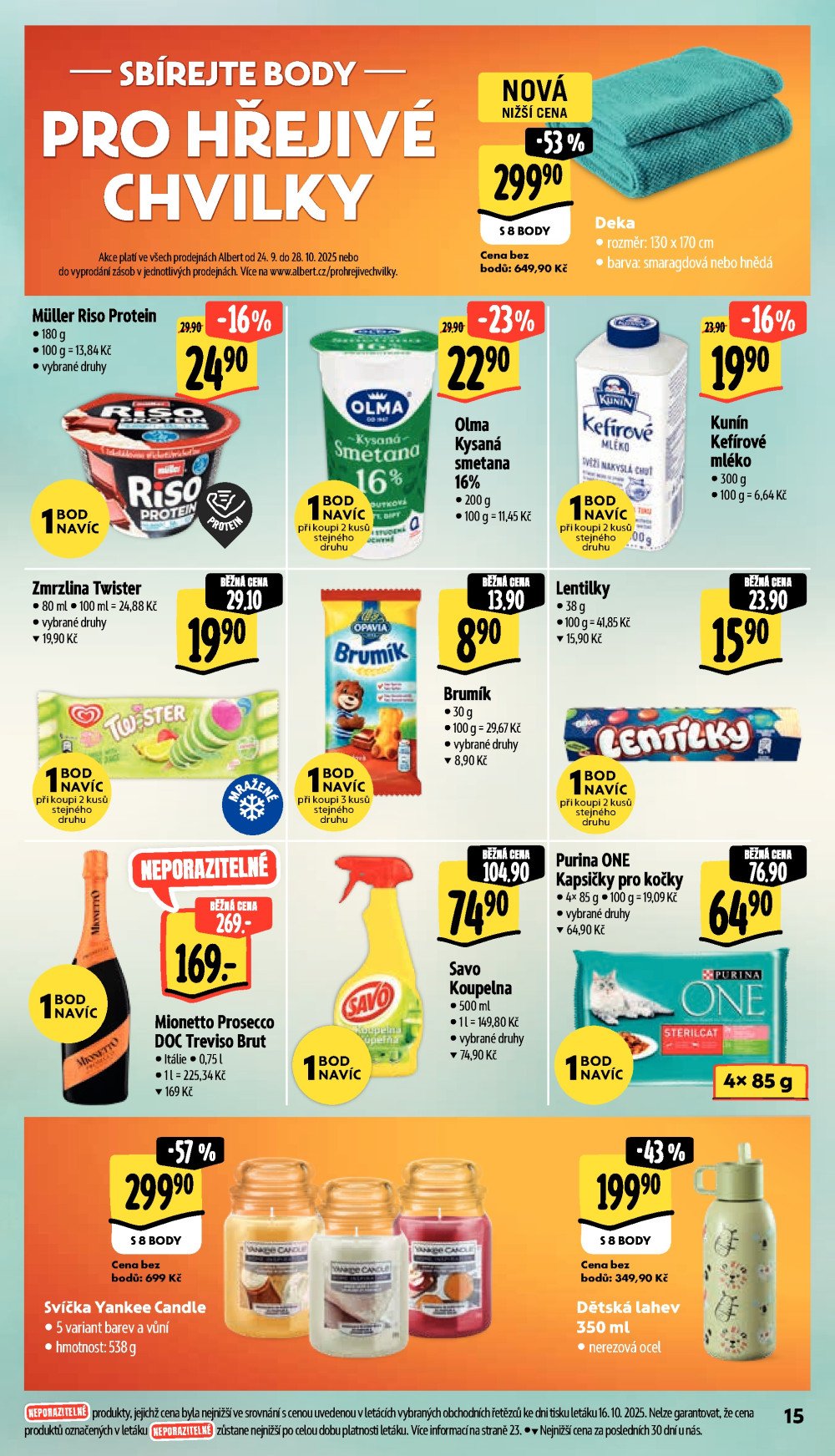 Leták Albert Supermarket leták - České Budějovice, Suchovrbenské náměstí - strana 29