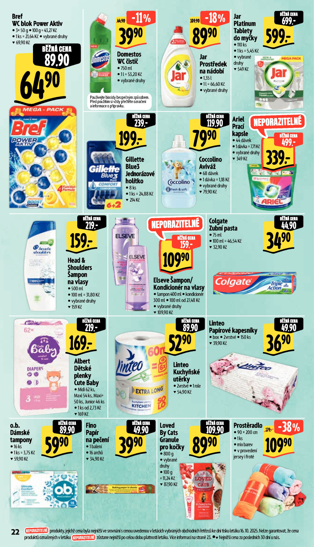 Leták Albert Supermarket leták - České Budějovice, Suchovrbenské náměstí - strana 36