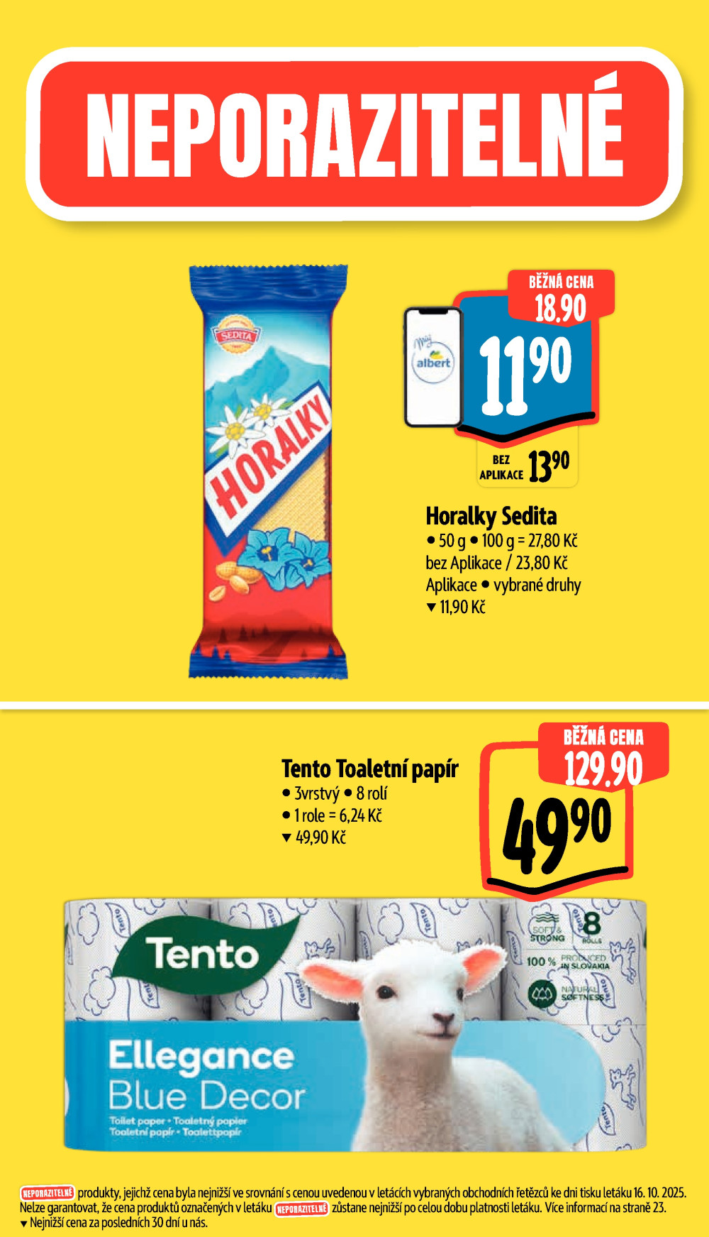 Leták Albert Supermarket leták - České Budějovice, Suchovrbenské náměstí - strana 4