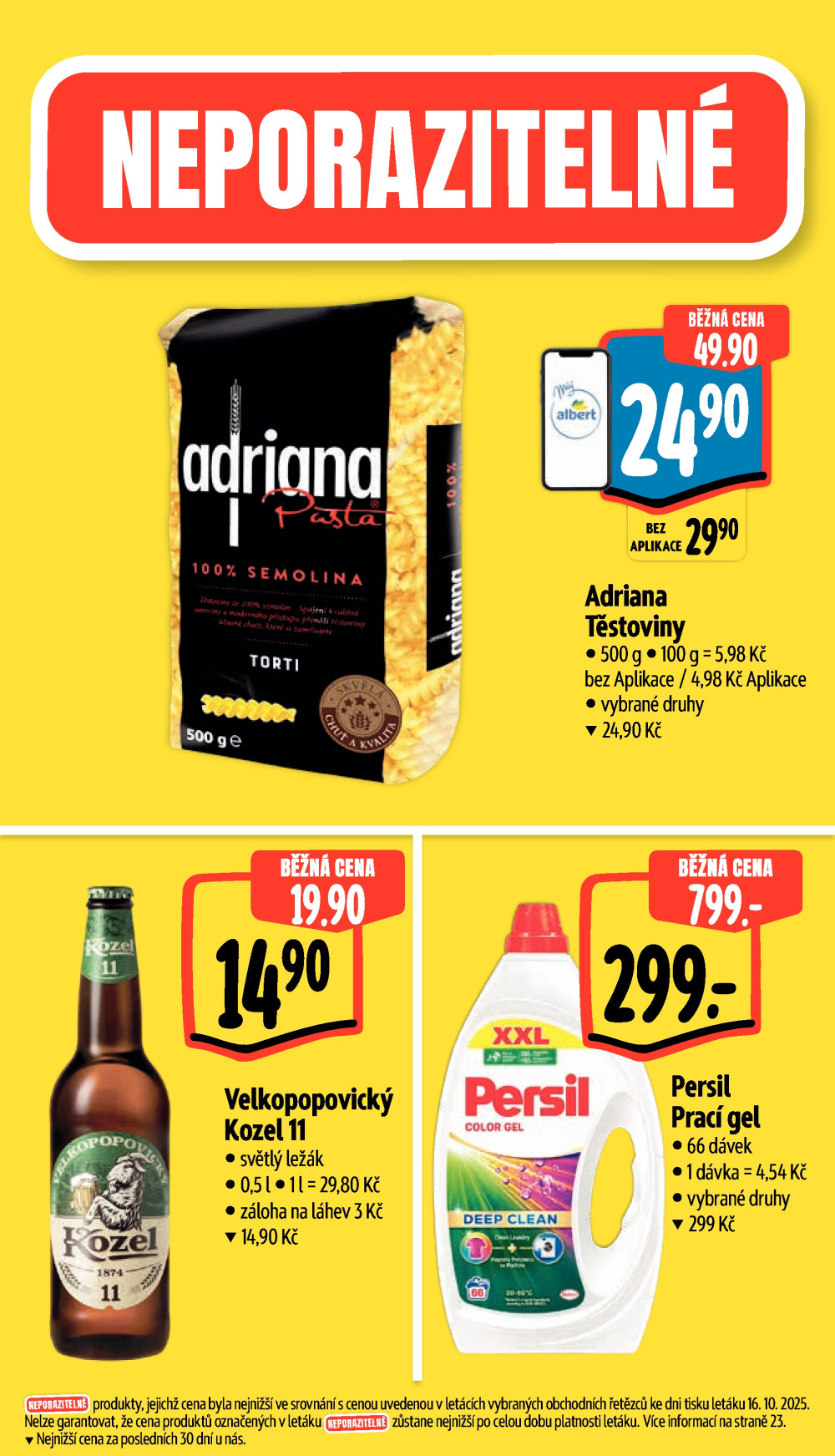 Leták Albert Supermarket leták - České Budějovice, Suchovrbenské náměstí - strana 5