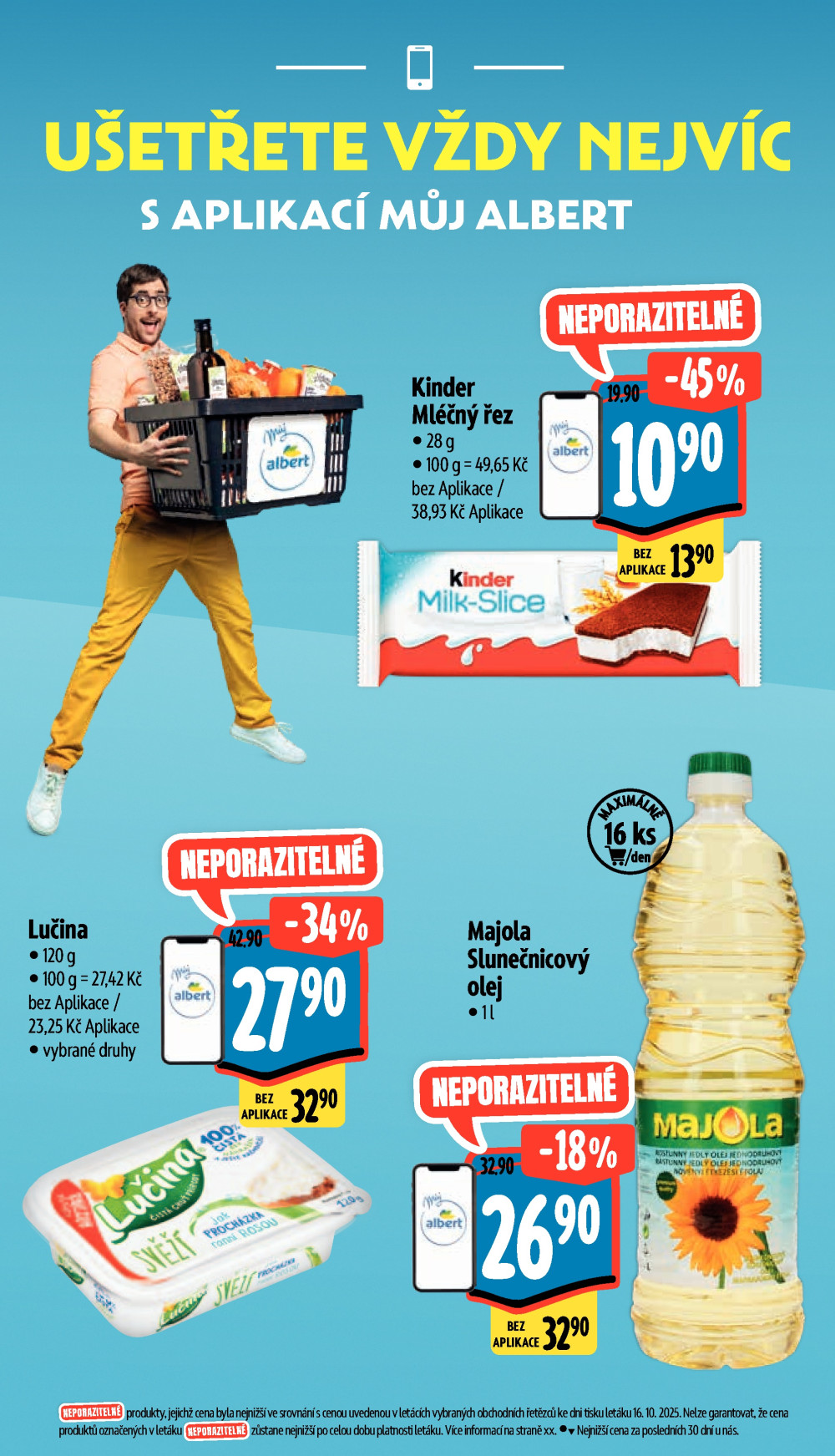 Leták Albert Supermarket leták - České Budějovice, Suchovrbenské náměstí - strana 8