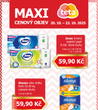 Akční leták Teta drogerie - Maxi objev
