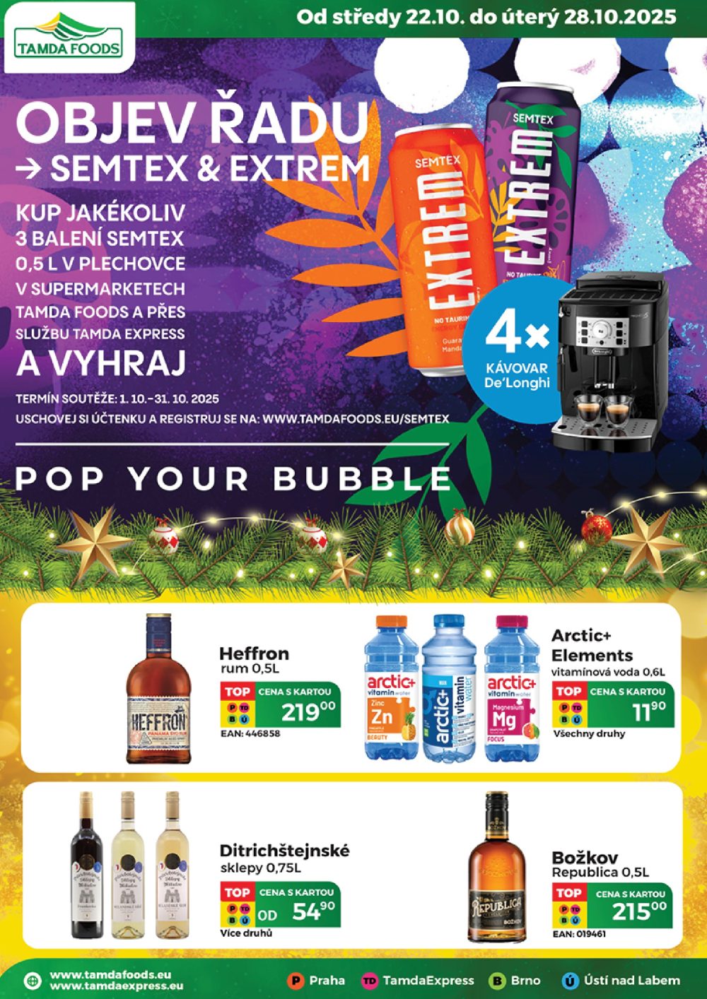 Leták TAMDA FOODS leták - strana 1