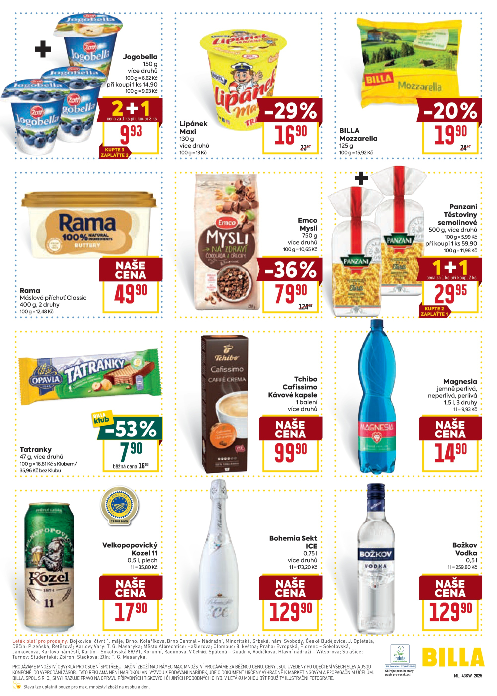 Leták BILLA malý leták - strana 3