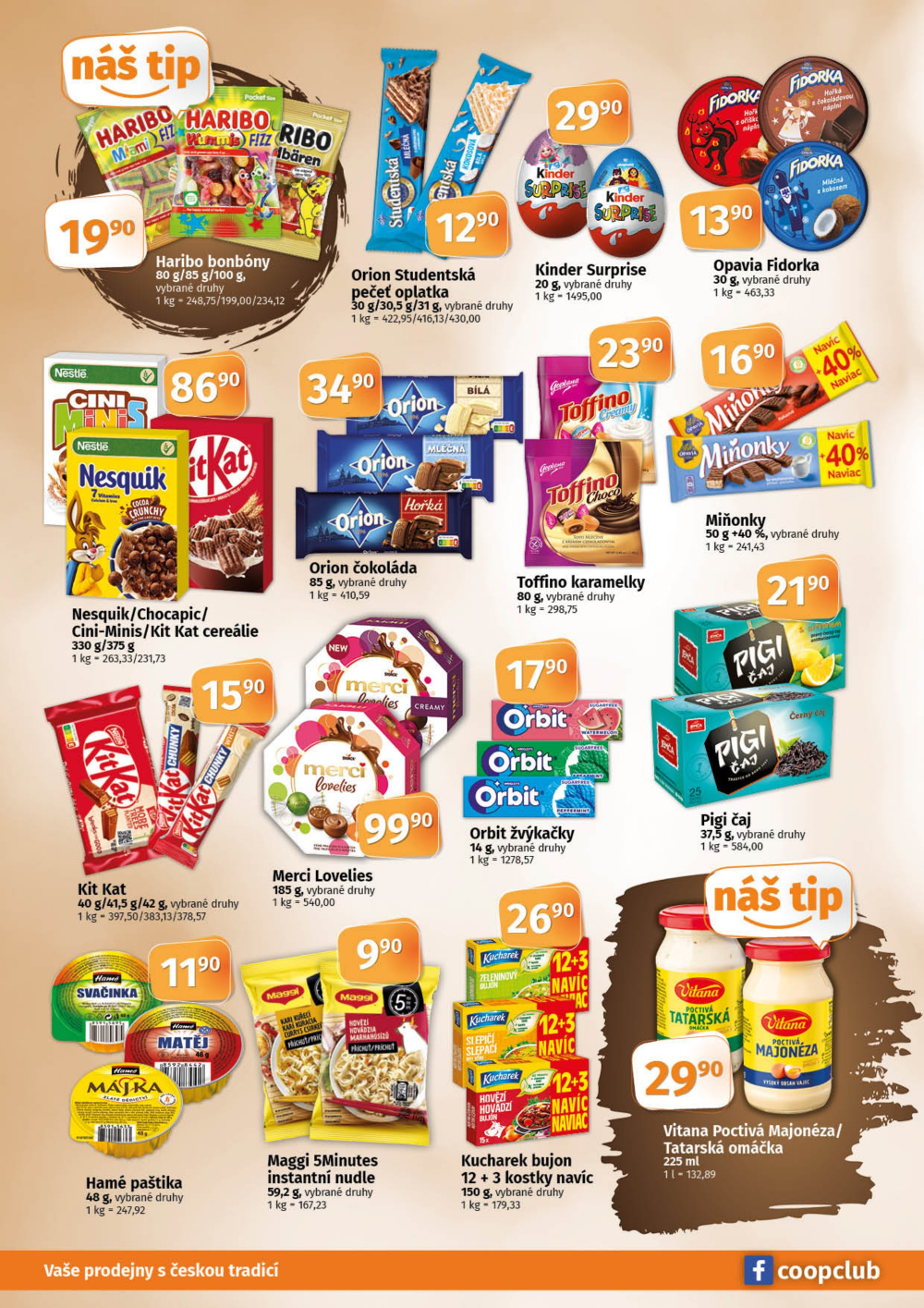 Leták COOP leták - TIP a TUTY Menu - strana 7