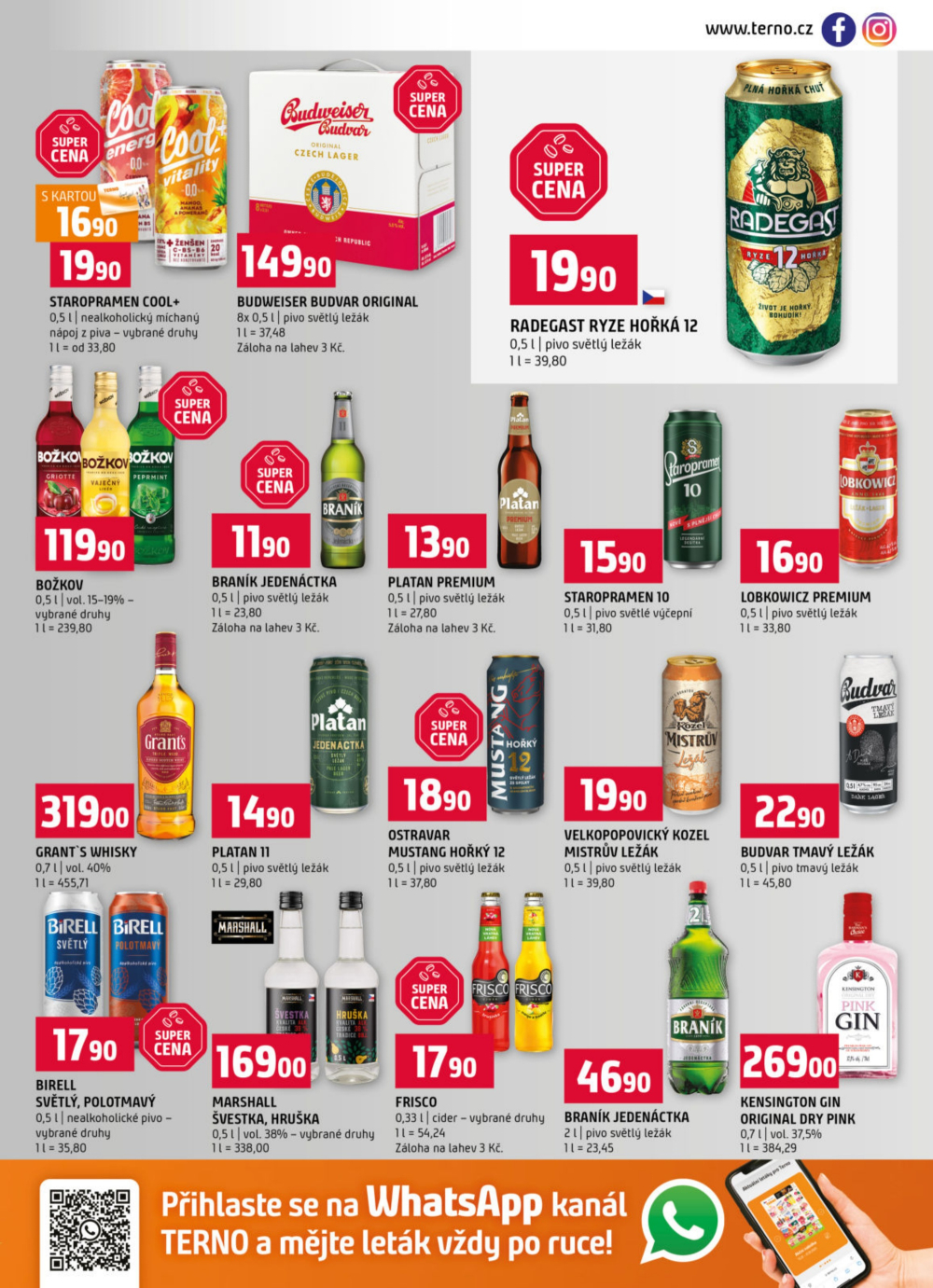 Leták Terno leták - České Budějovice, Hradec Králové, Olomouc, Třeboň, Trhové Sviny, Týn nad Vltavou, Bechyně - strana 13
