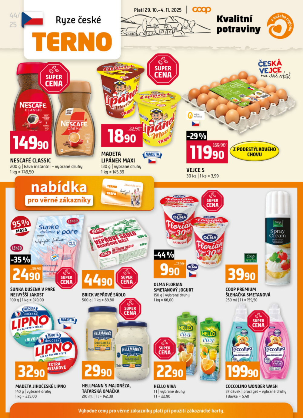 Leták Terno leták - Zlín, Český Krumlov, Prachatice, Tábor, Strakonice, Blatná - strana 19