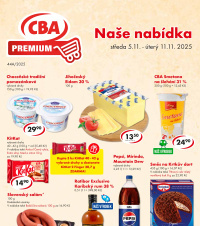 Akční leták CBA Premium 