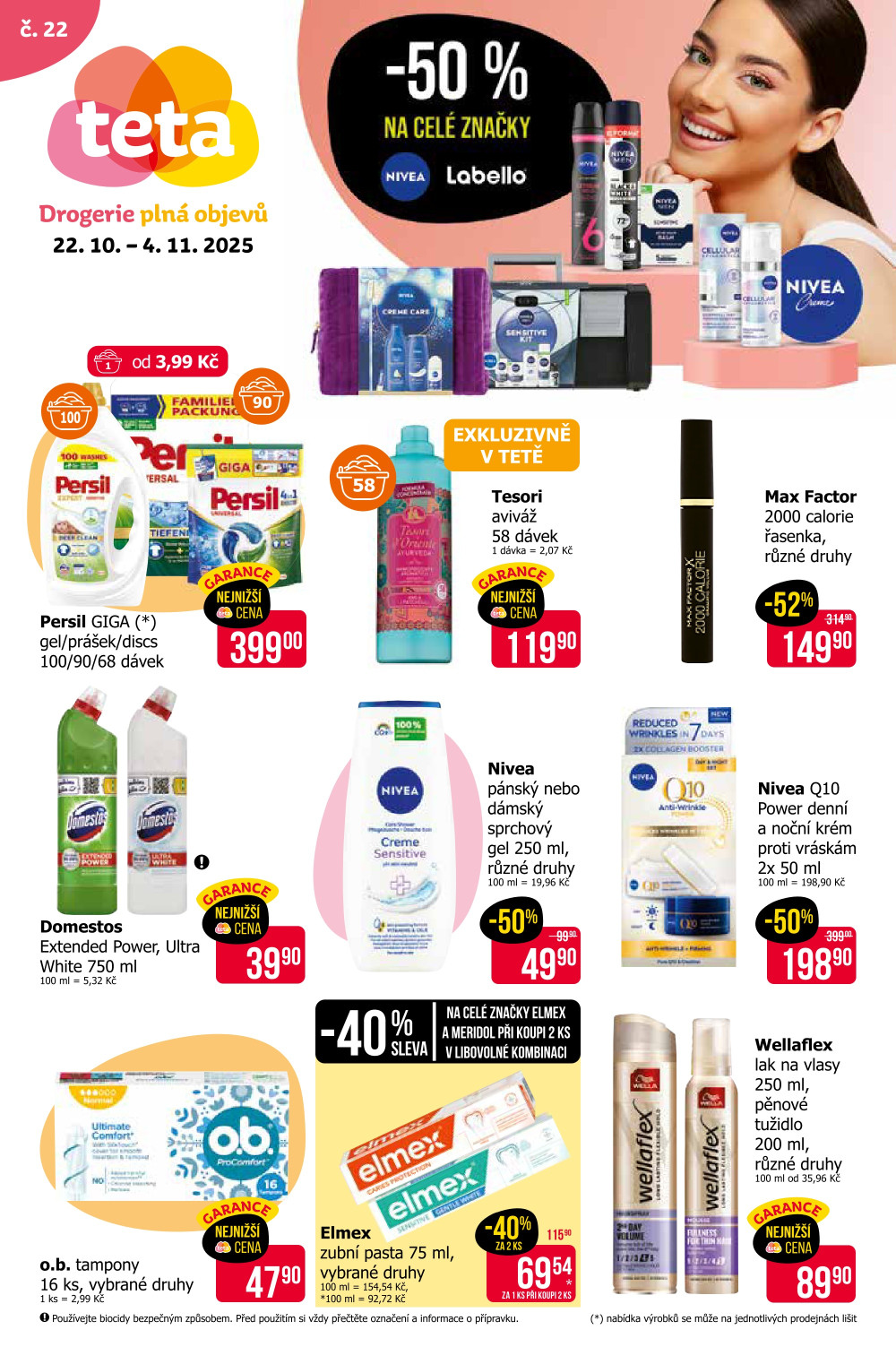 Leták Teta drogerie leták - strana 1