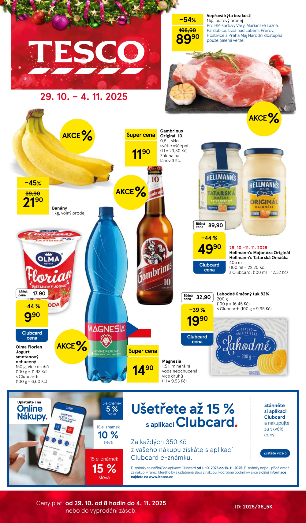 Leták Tesco hypermarket leták - strana 1