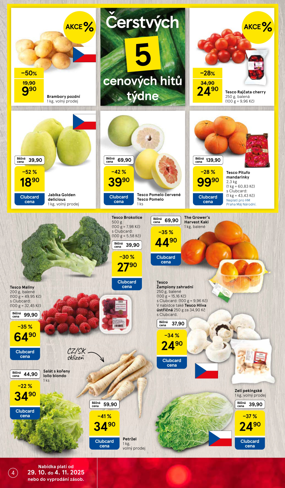 Leták Tesco hypermarket leták - strana 4