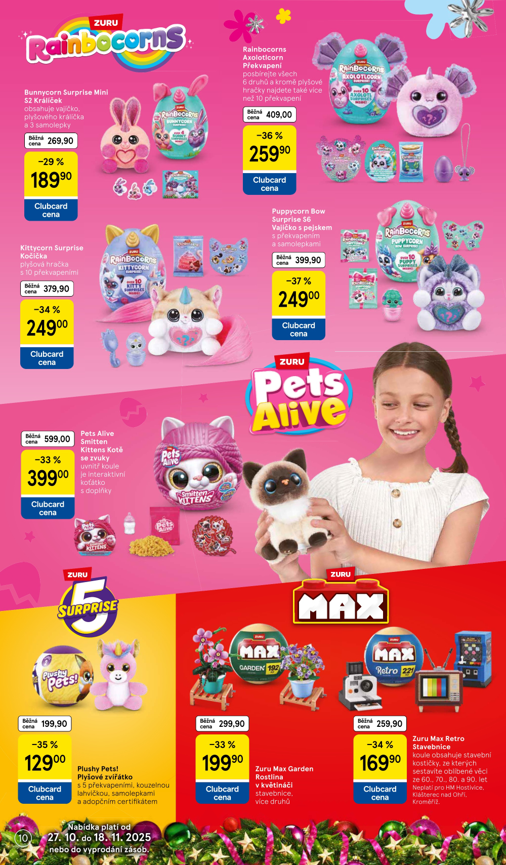 Leták Tesco hypermarket - Vánoční katalog hraček - strana 10