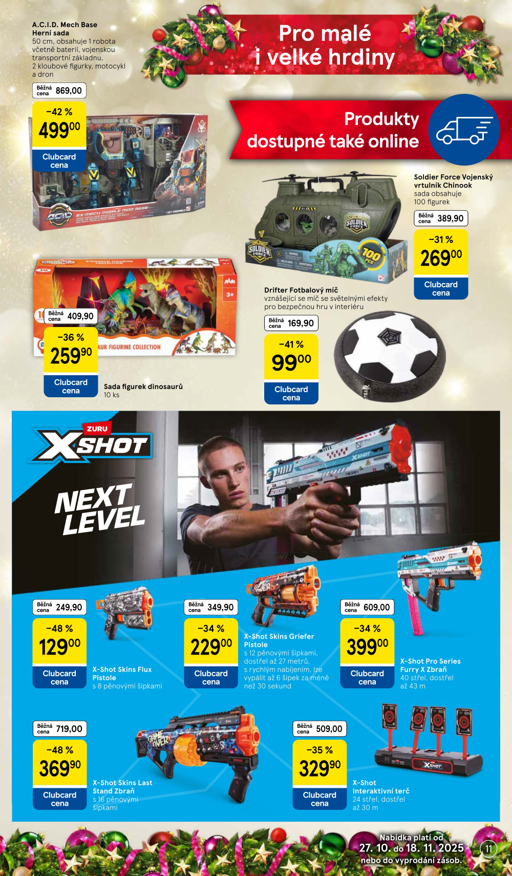 Leták Tesco hypermarket - Vánoční katalog hraček - strana 11