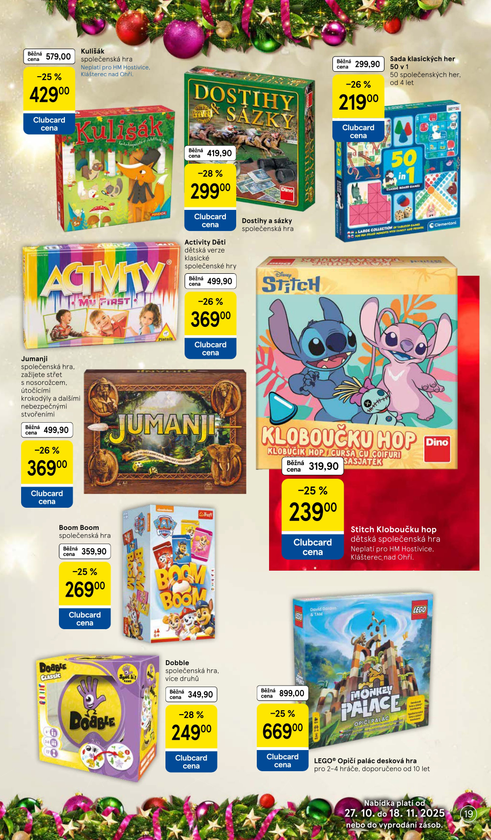 Leták Tesco hypermarket - Vánoční katalog hraček - strana 19