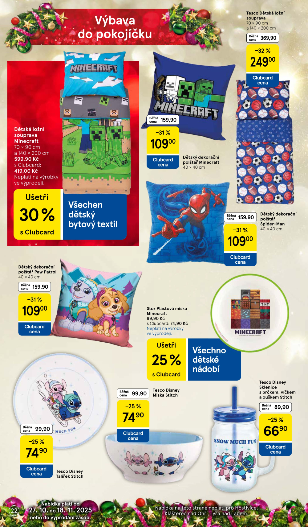Leták Tesco hypermarket - Vánoční katalog hraček - strana 22