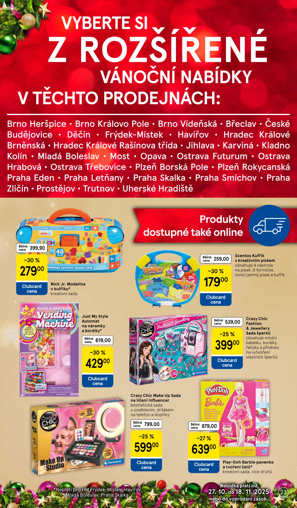 Leták Tesco hypermarket - Vánoční katalog hraček - strana 23