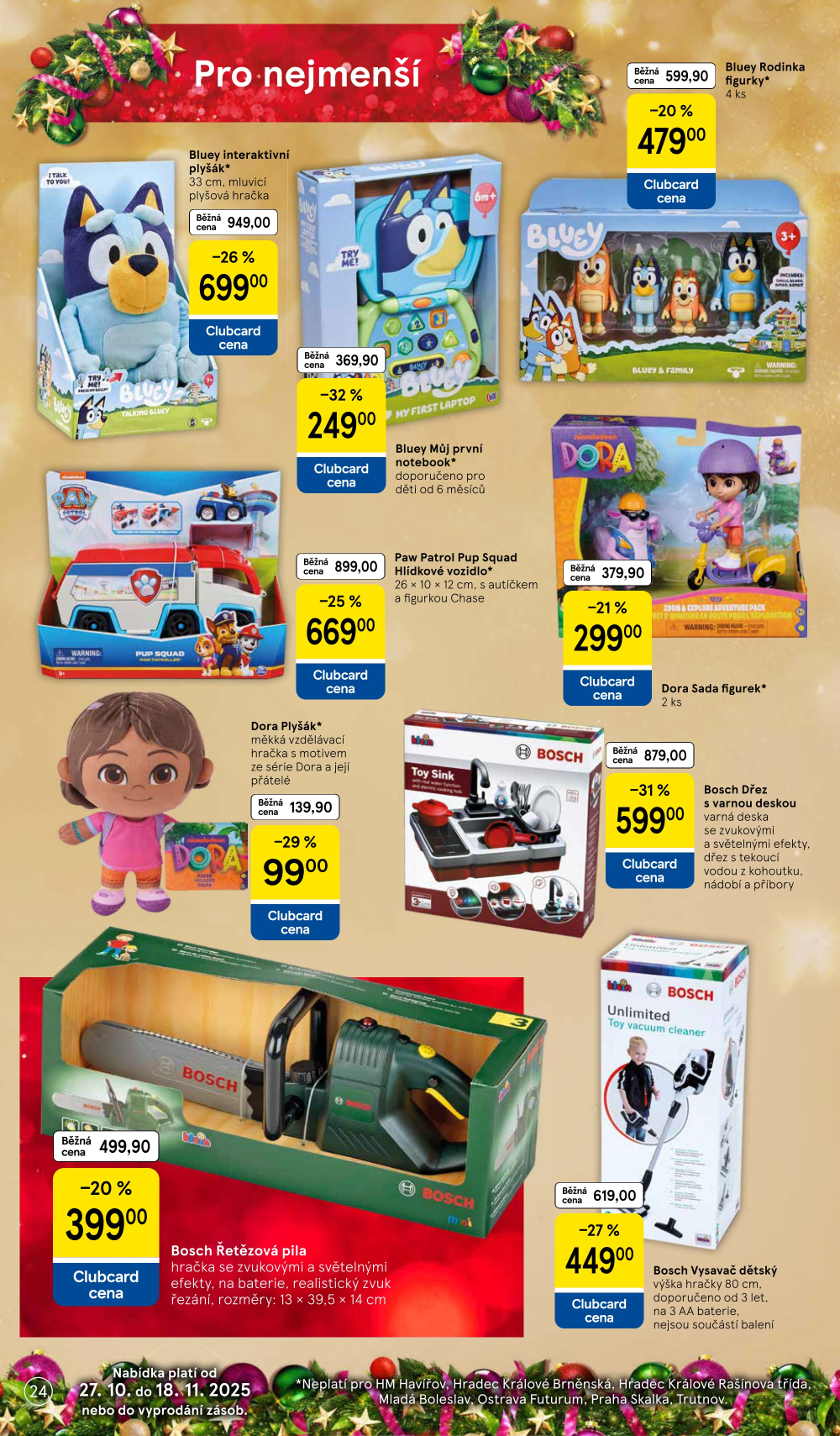 Leták Tesco hypermarket - Vánoční katalog hraček - strana 24