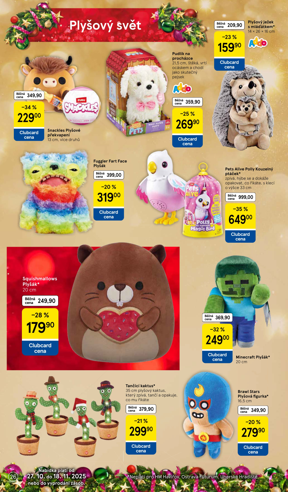 Leták Tesco hypermarket - Vánoční katalog hraček - strana 26