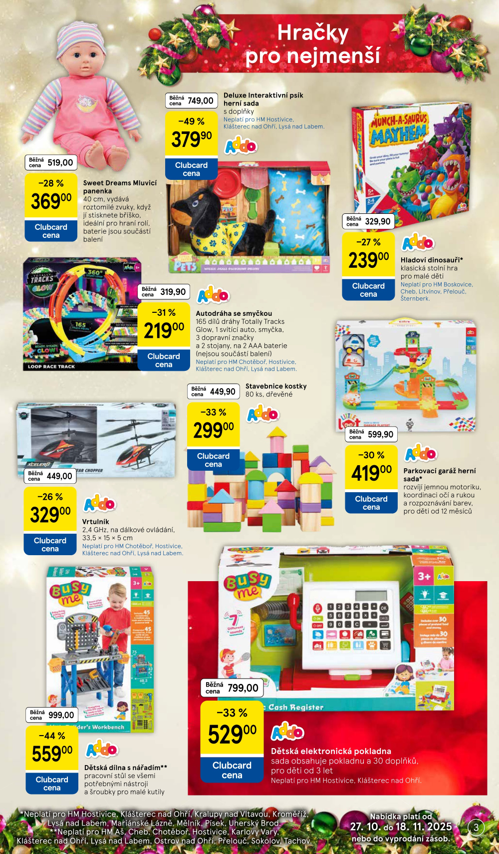 Leták Tesco hypermarket - Vánoční katalog hraček - strana 3
