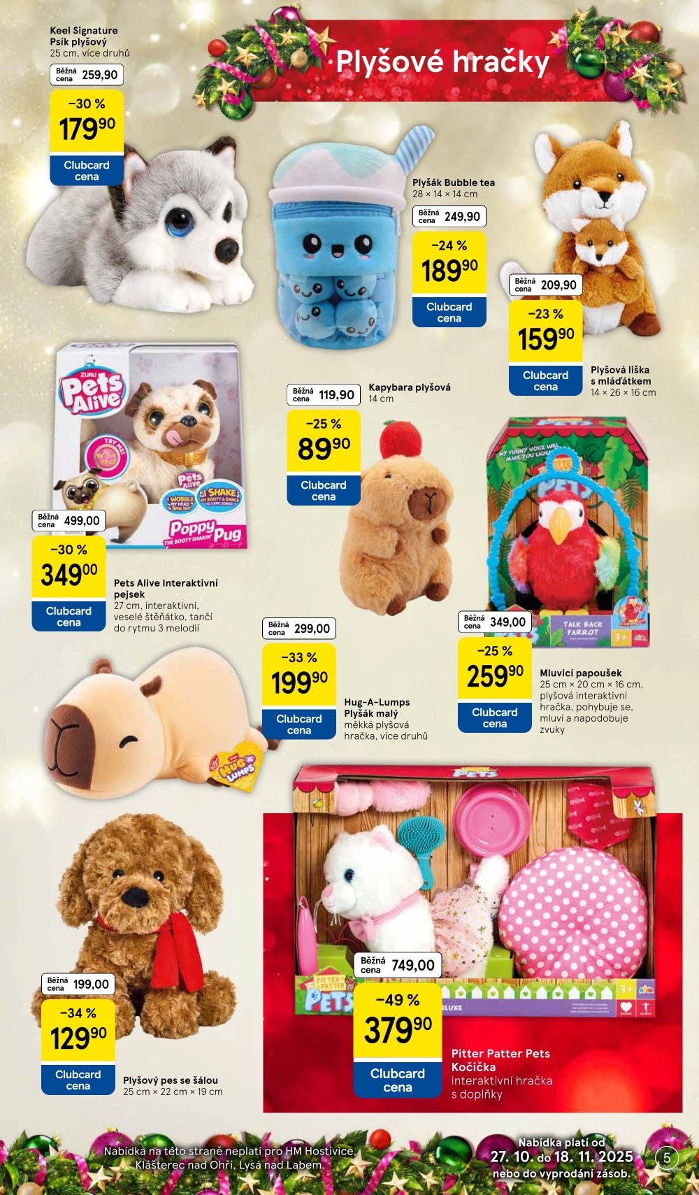 Leták Tesco hypermarket - Vánoční katalog hraček - strana 5