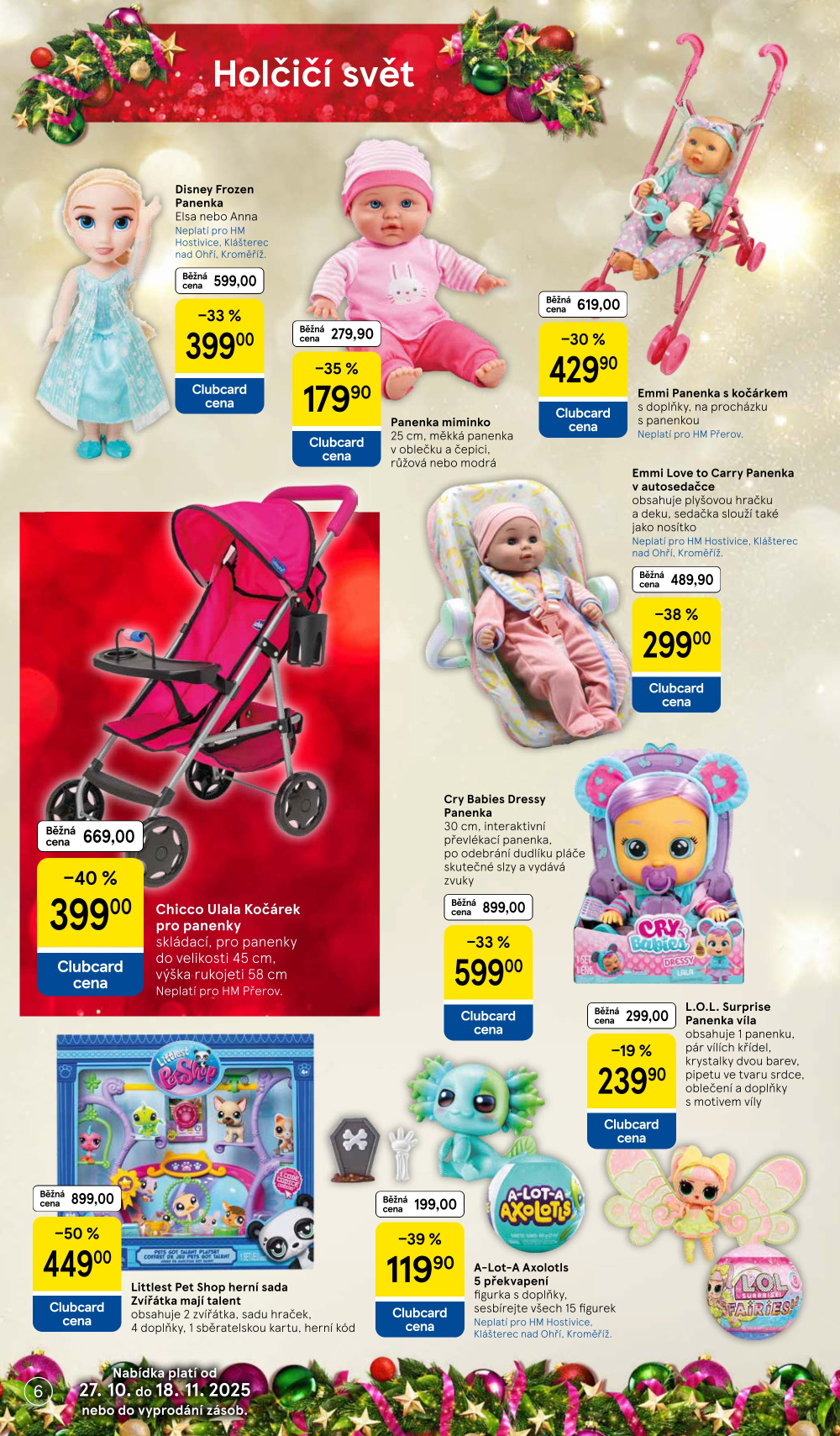 Leták Tesco hypermarket - Vánoční katalog hraček - strana 6