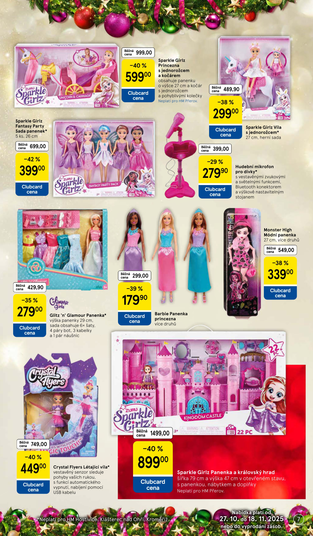 Leták Tesco hypermarket - Vánoční katalog hraček - strana 7