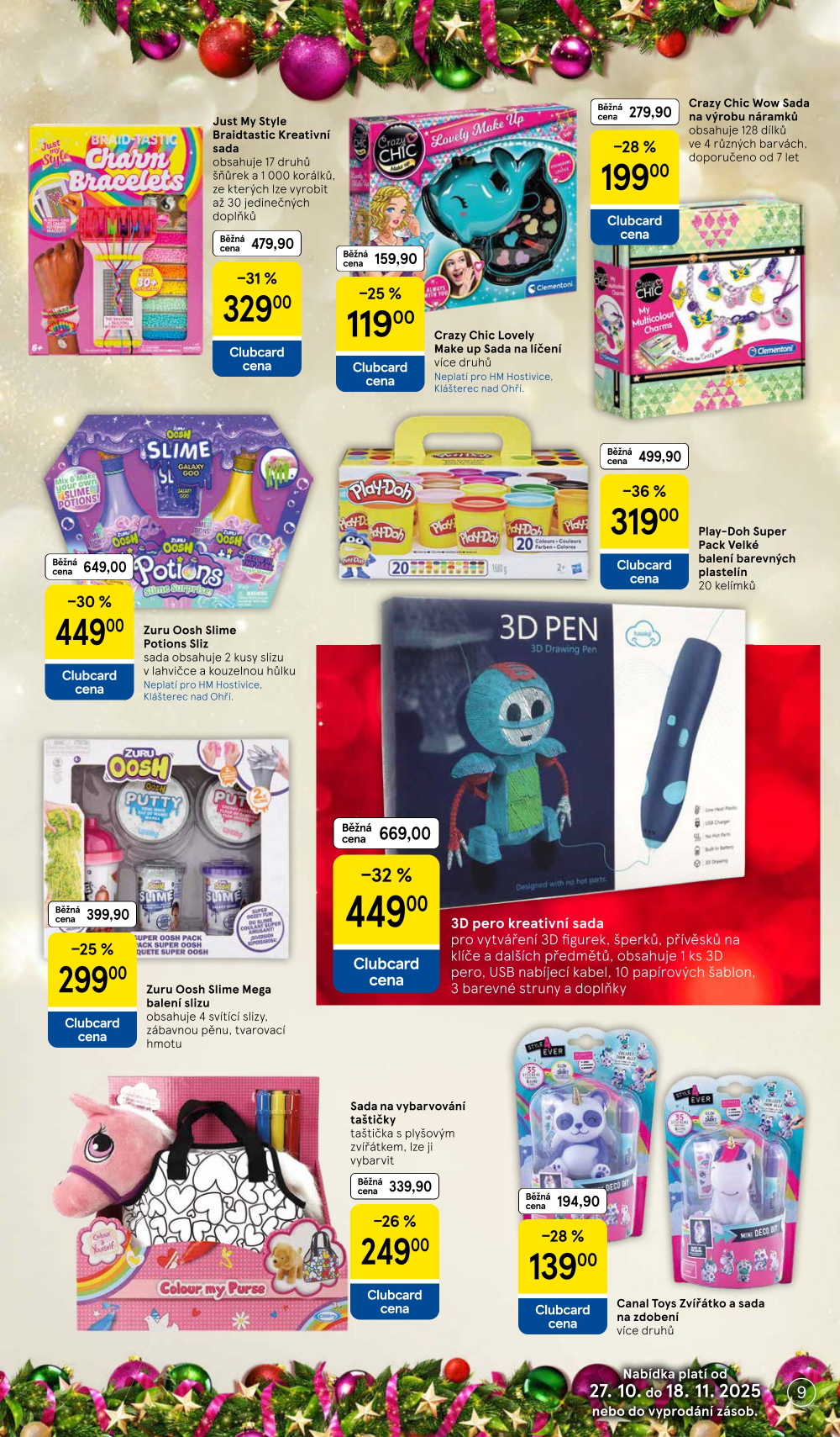 Leták Tesco hypermarket - Vánoční katalog hraček - strana 9