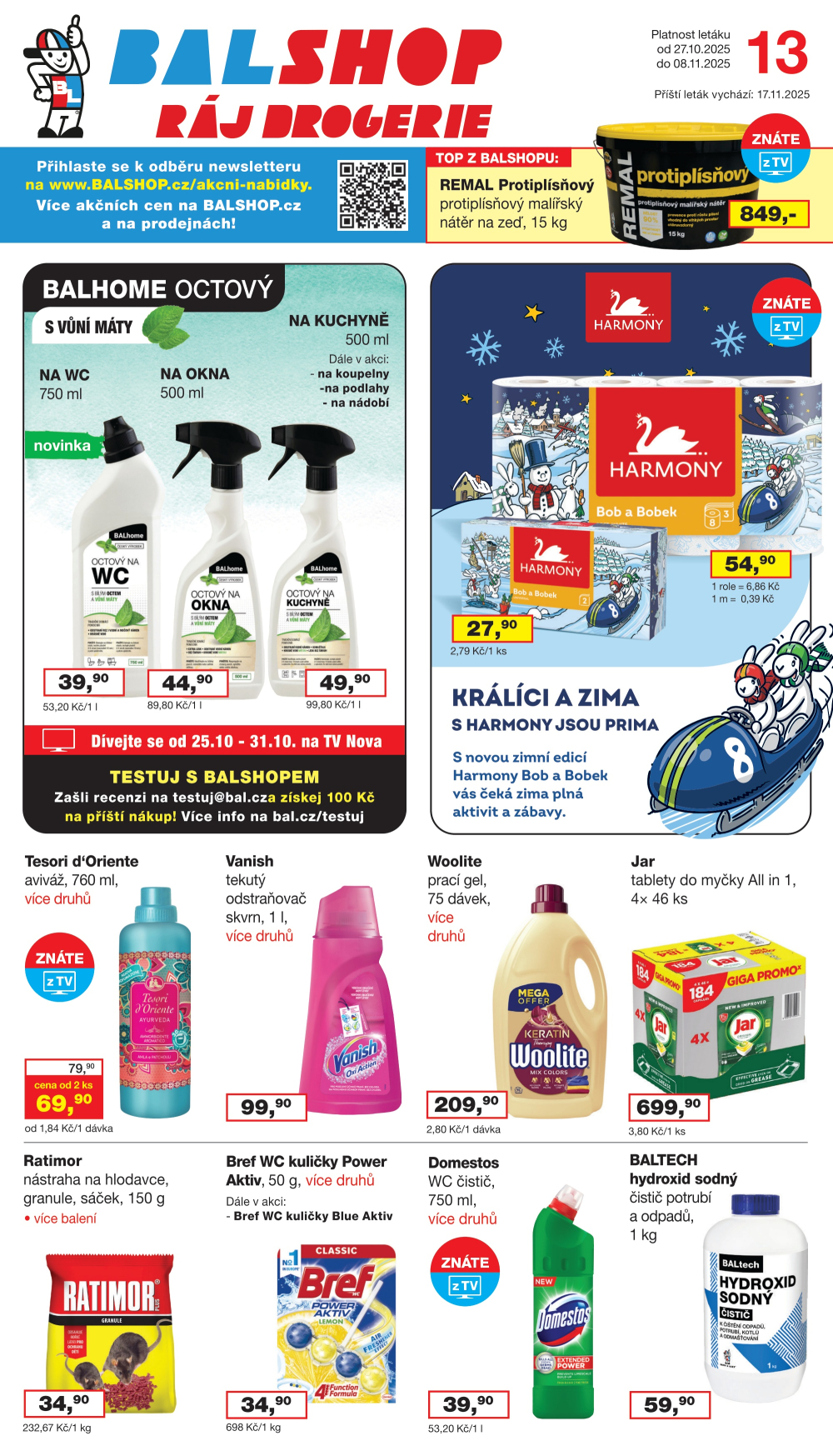 Leták Ráj drogerie leták - strana 1