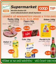 Akční leták COOP Jednota Nymburk Supermarket 