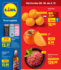Akční leták Lidl  od čtvrtka