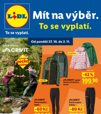Akční leták Lidl  - Nabídka spotřebního zboží