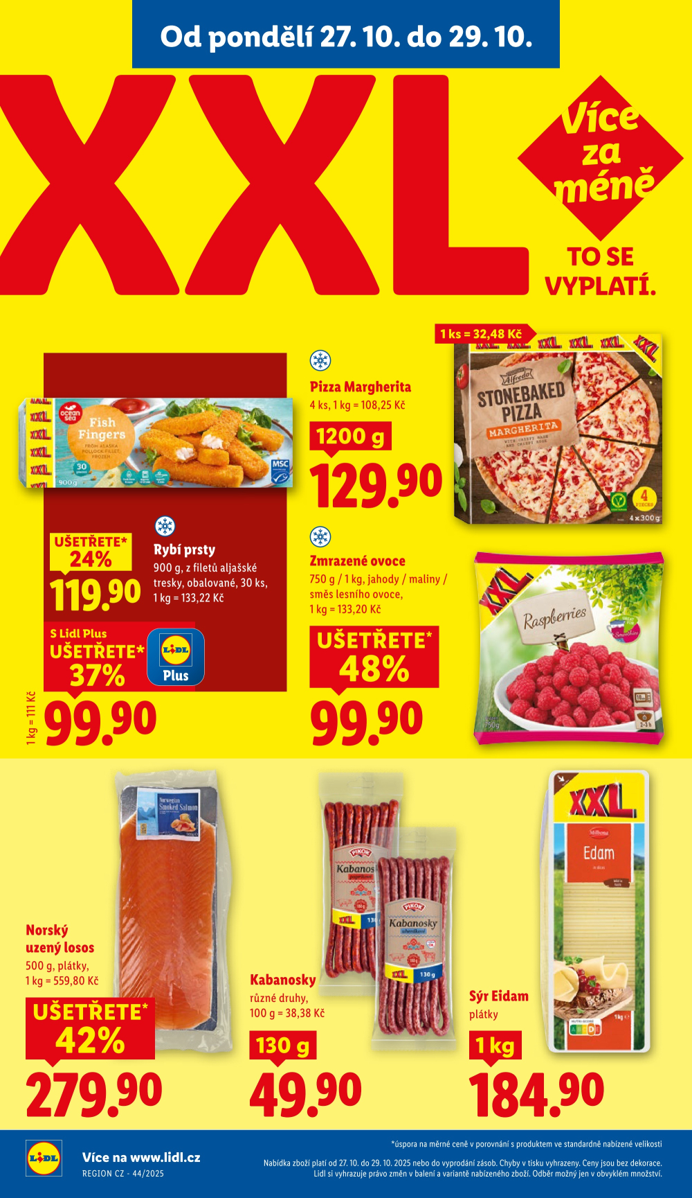 Leták Lidl leták od pondělí - XXL více za méně - strana 12