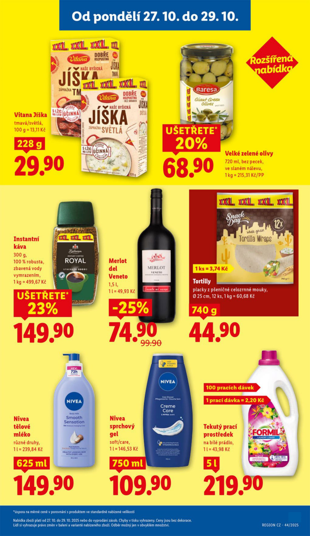 Leták Lidl leták od pondělí - XXL více za méně - strana 21