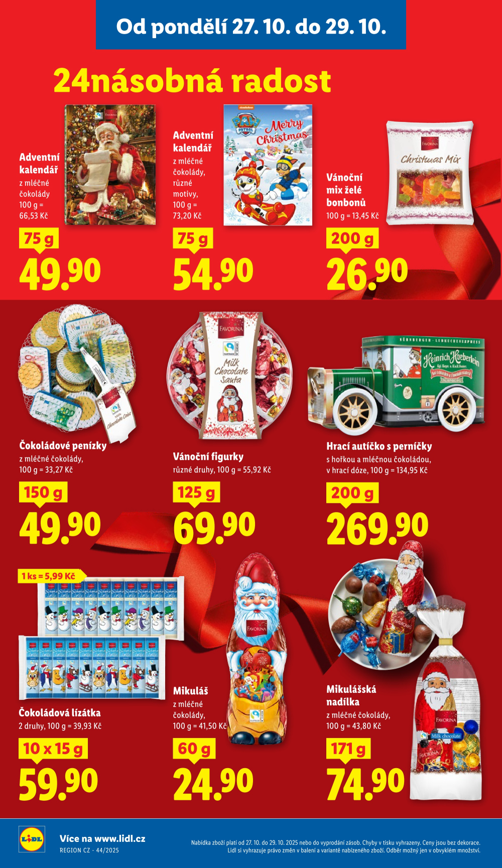 Leták Lidl leták od pondělí - XXL více za méně - strana 24