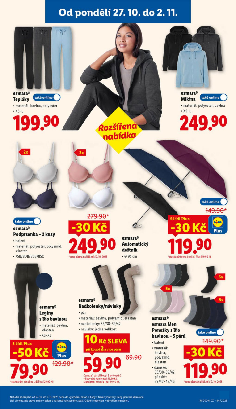 Leták Lidl leták od pondělí - XXL více za méně - strana 44