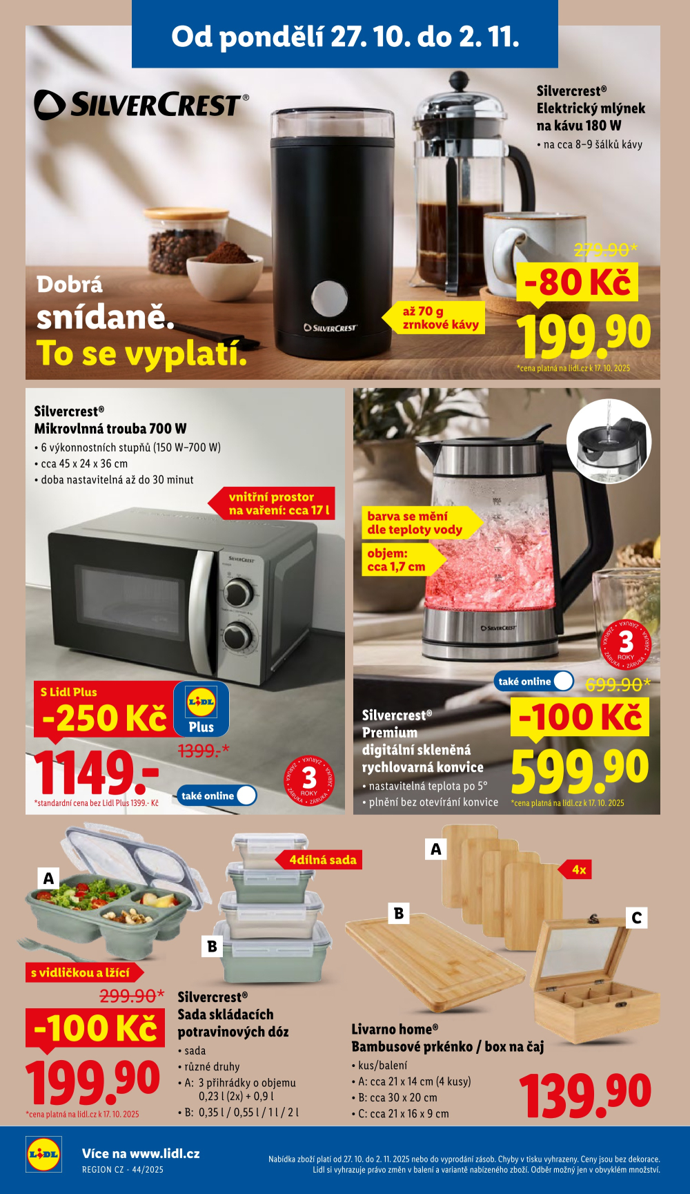 Leták Lidl leták od pondělí - XXL více za méně - strana 46