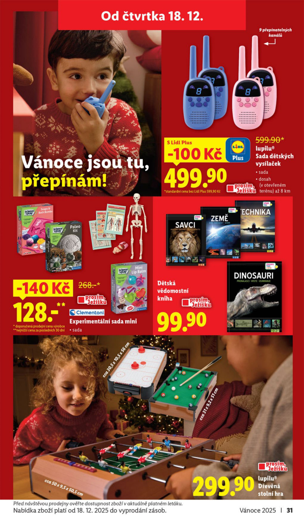 Leták Lidl leták - Úžasné věci se vyplatí každý den - strana 31