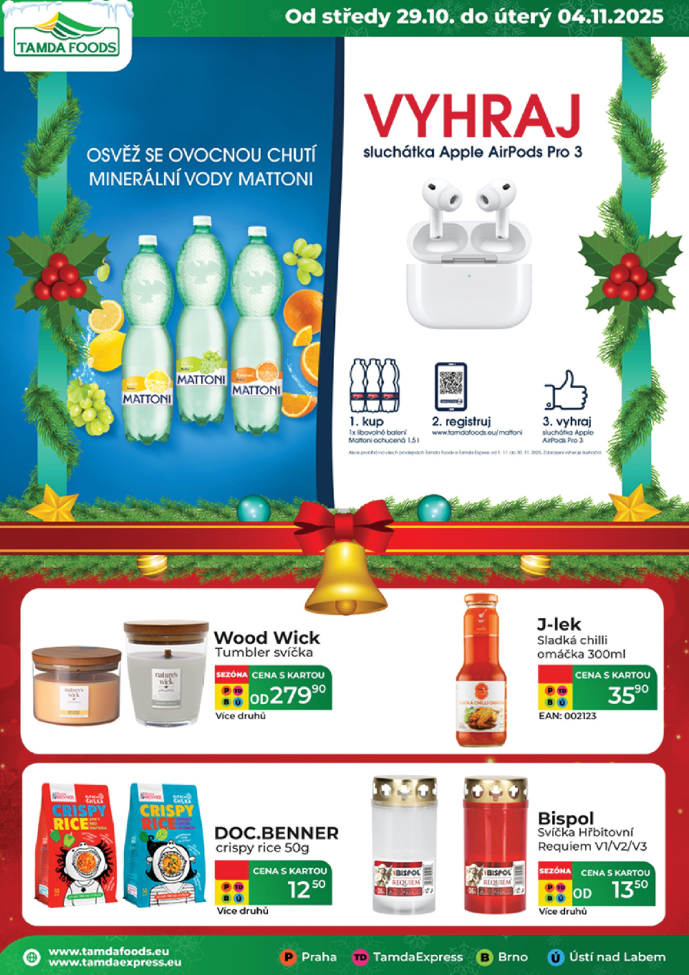 Leták TAMDA FOODS leták - strana 1